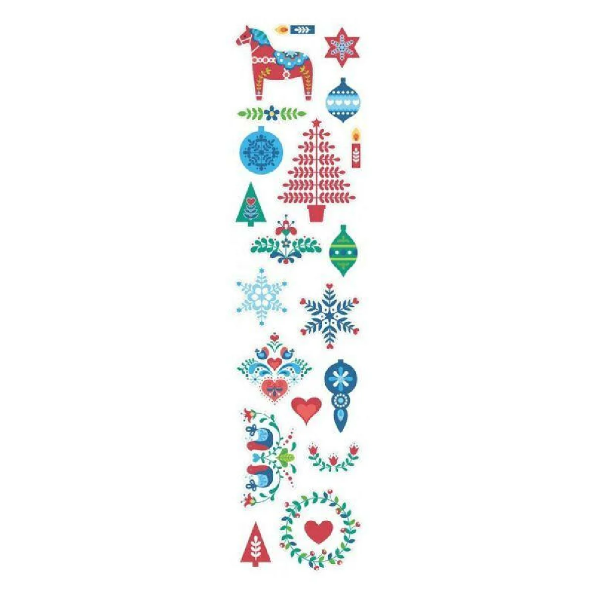 Artemio Rouleau de Stickers de Noël 2 m