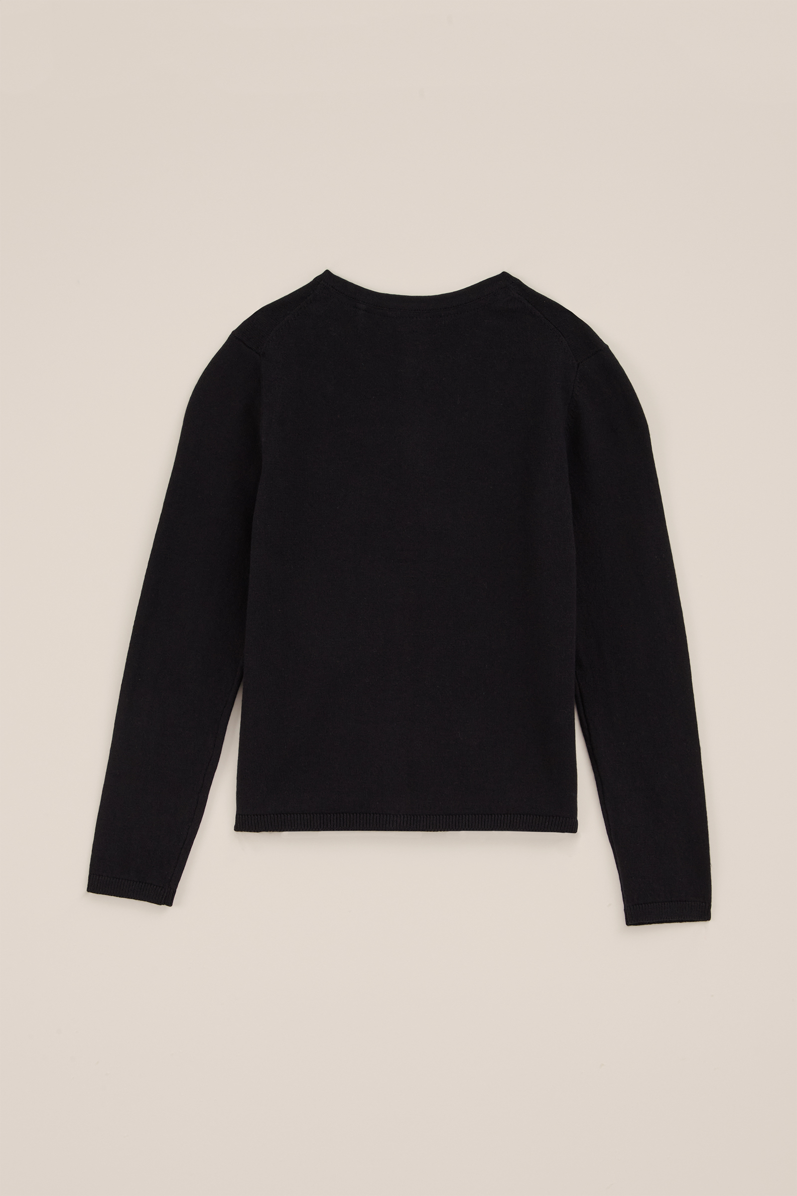 Meisjes gebreide vest WE Fashion Zwart