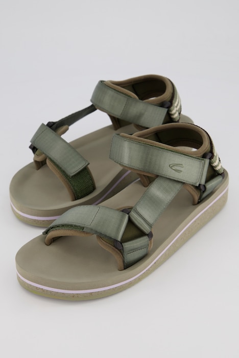 Camel Active, Trekking-Sandalen, Glanzoptik, Klettverschluss