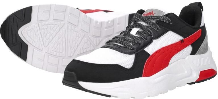 Puma Trinity 2 LT Mid 90s sneakers wit rood zwart