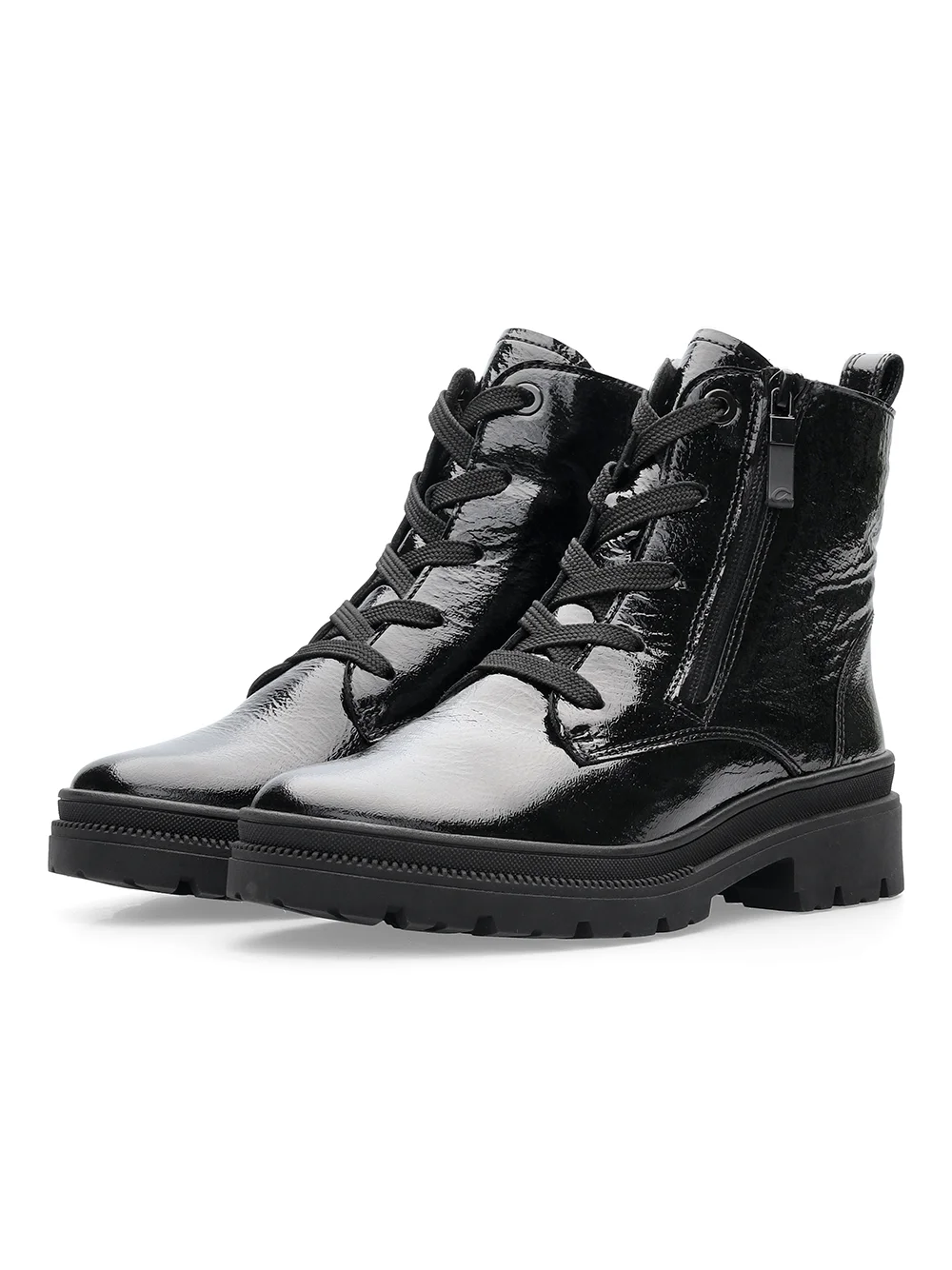 Schnürstiefelette Dover schwarz