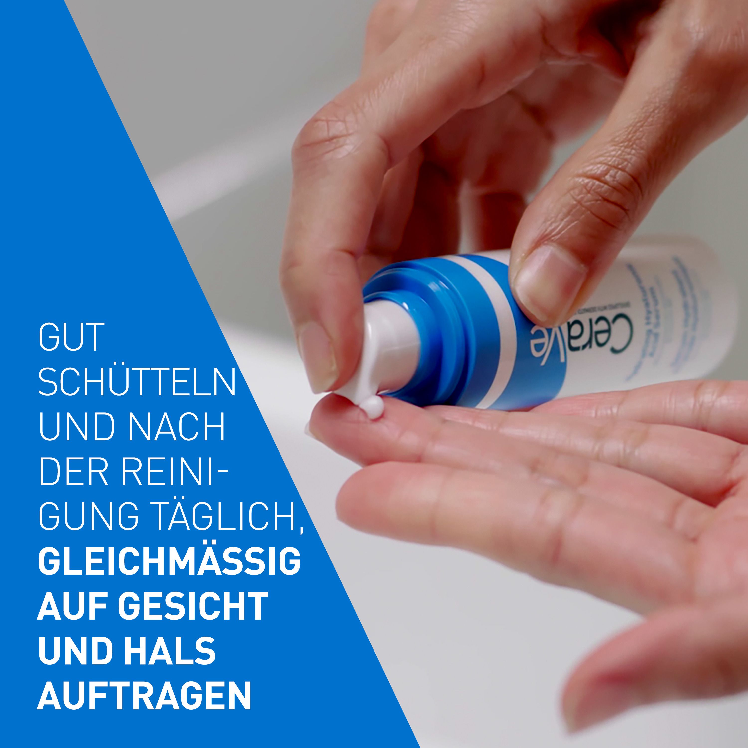 CeraVe Feuchtigkeitsspendendes Hyaluronsäure Serum: Aufpolsterndes Gesichtsserum für trockene bis normale Haut
