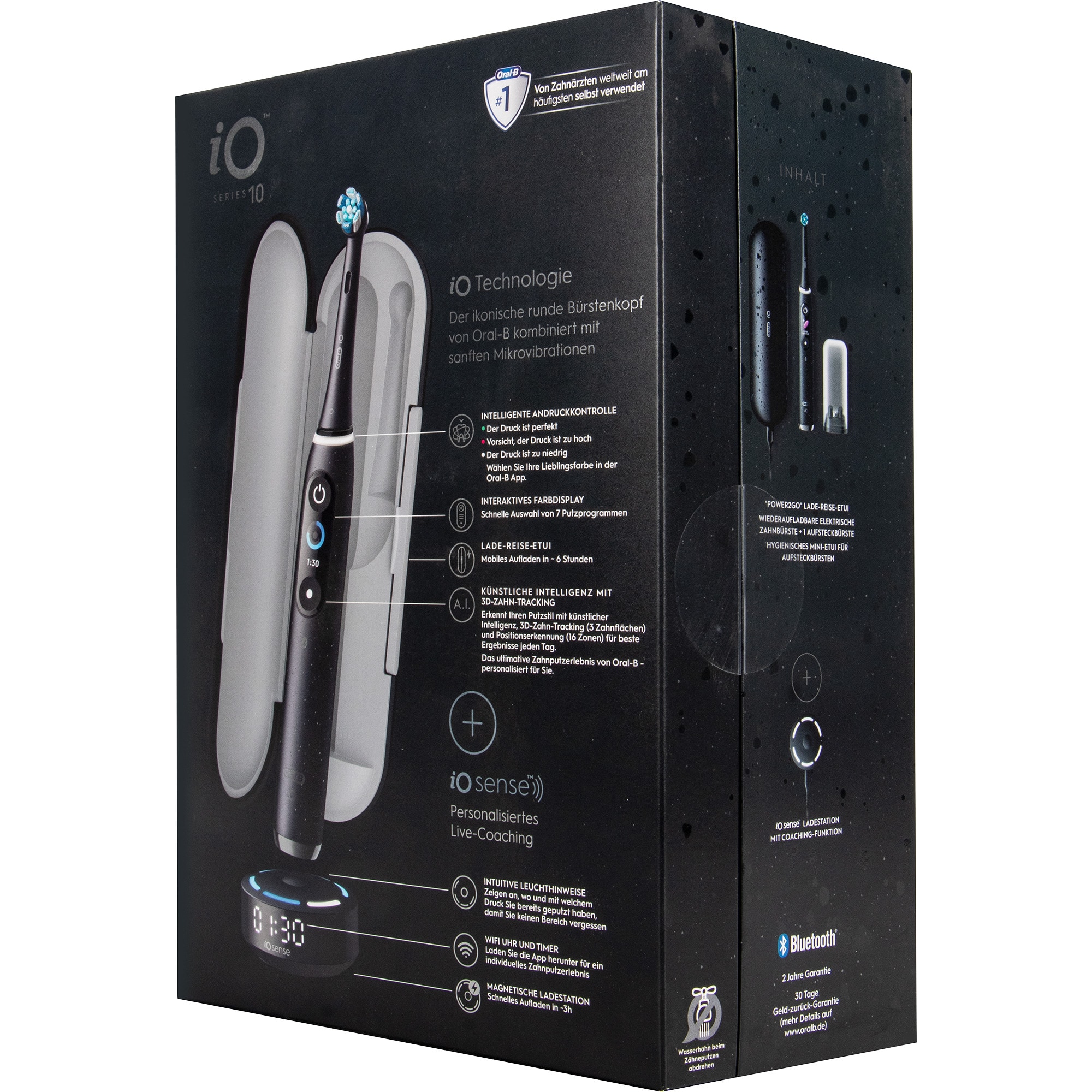 Braun Elektrische Zahnbürste Oral-B iO Series 10 Black Onyx Luxe Edition
