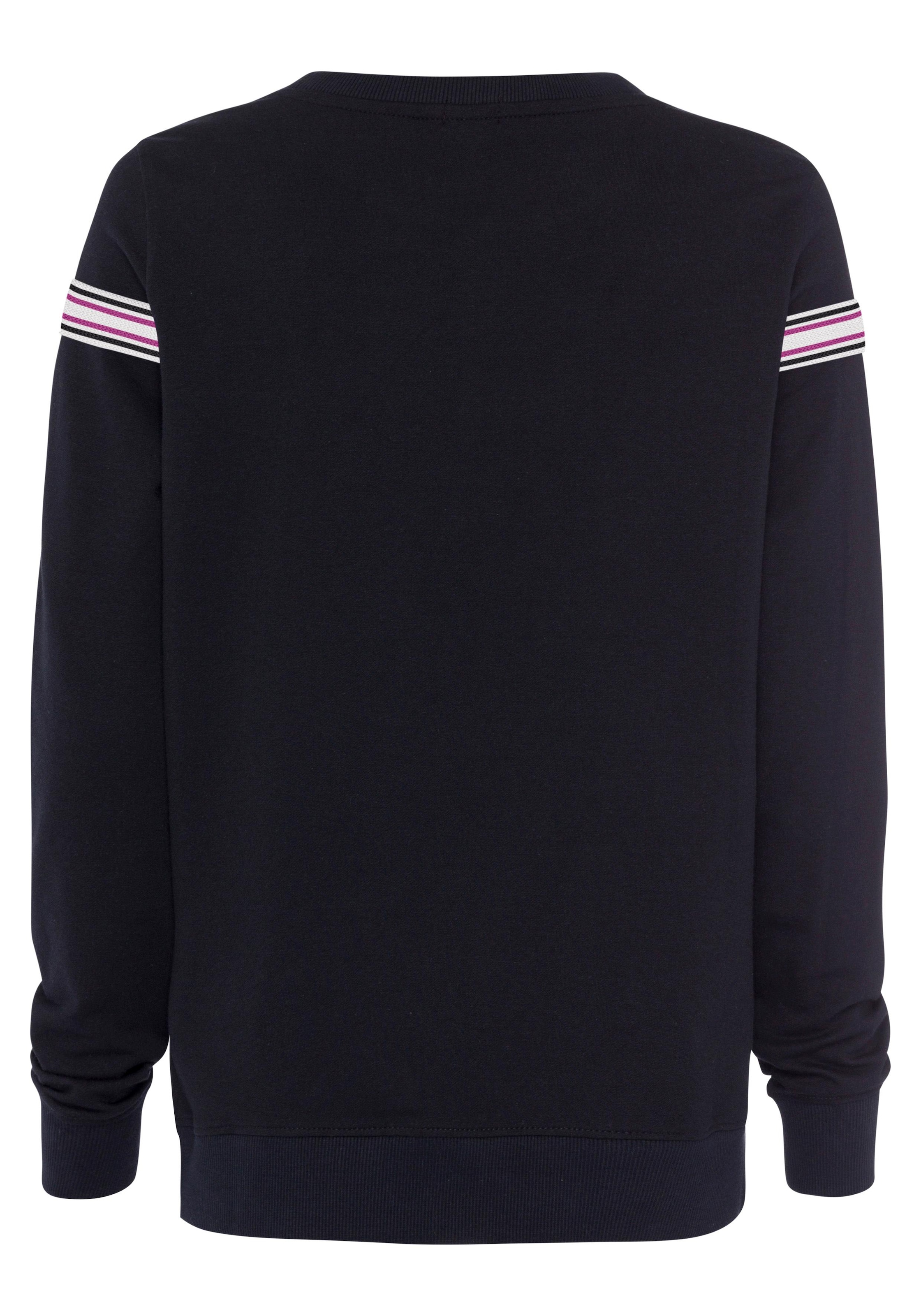 H.I.S Sweater , mit kontrastfarbigem Tape, Loungeanzug