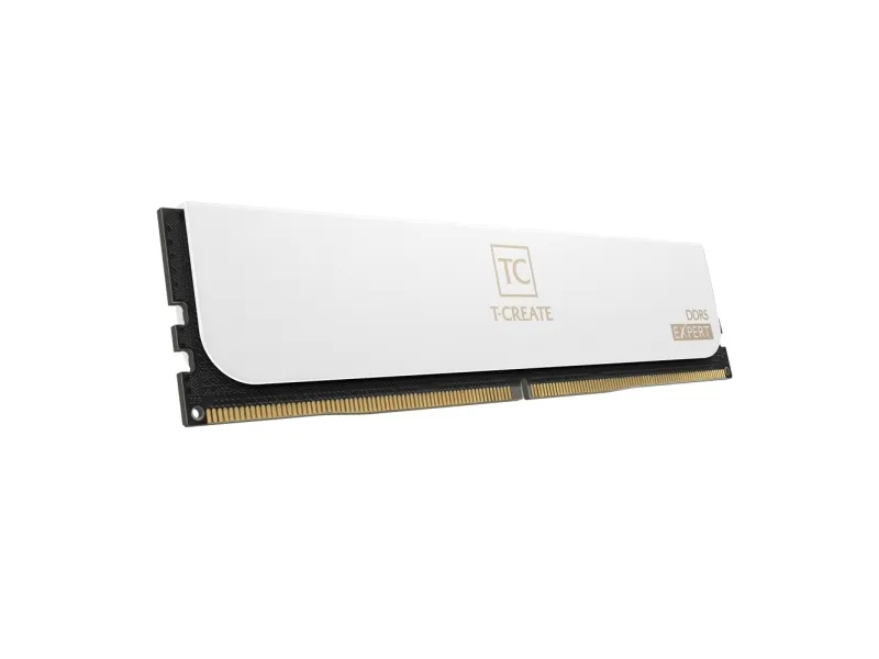 T-CREATE EXPERT - DDR5 - sæt - 64 GB: 2 x 32 GB - DIMM 288-PIN - 6000 MT/s / PC5-48000 - CL34 - 1.35 V - ikke bufferet - on-die ECC - hvid