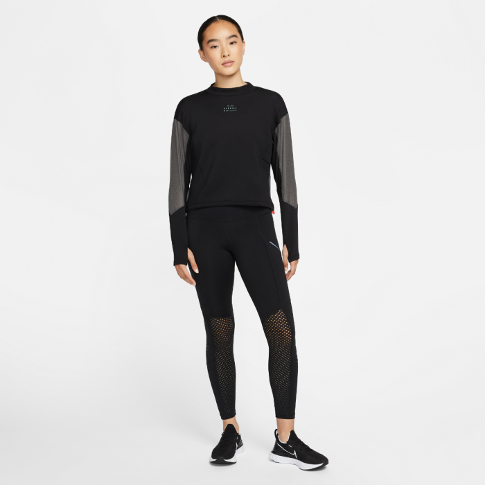 Nike Dame Mellemlag Dri-Fit Run Division Crew