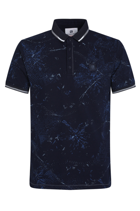 Gabbiano blauwe heren polo