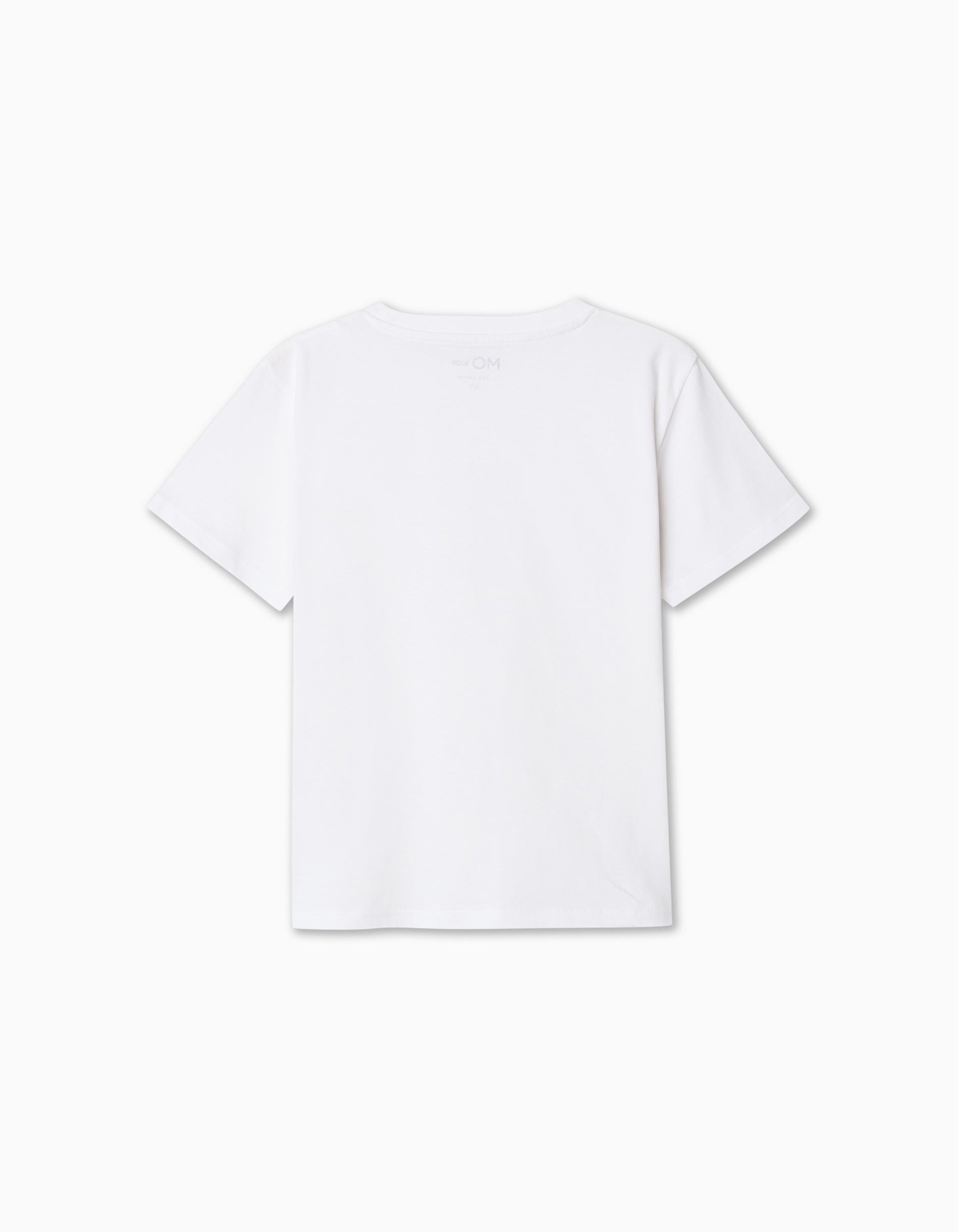 T-shirt Lisa, Menino, Branco