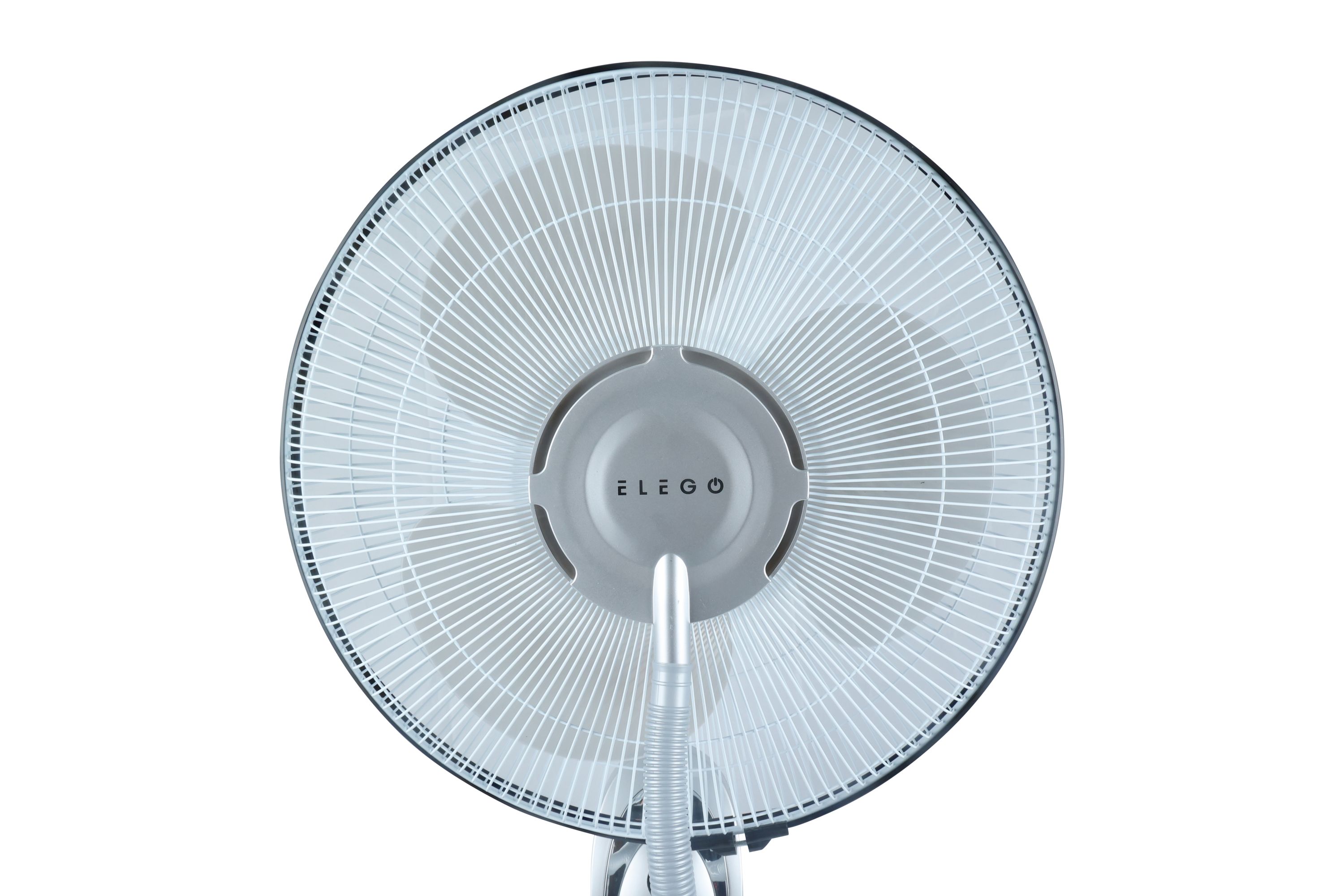 Standventilator mit Sprühnebel FOGGY silber