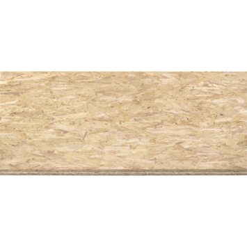 OSB3 plaat 244x59 cm dikte 15 mm met 4-zijdige tong en groef