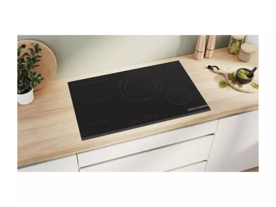 Table induction - SER6 - Noir - 4-foyers - Puissance de raccordement: 7 BOSCH - PVS831HC1H