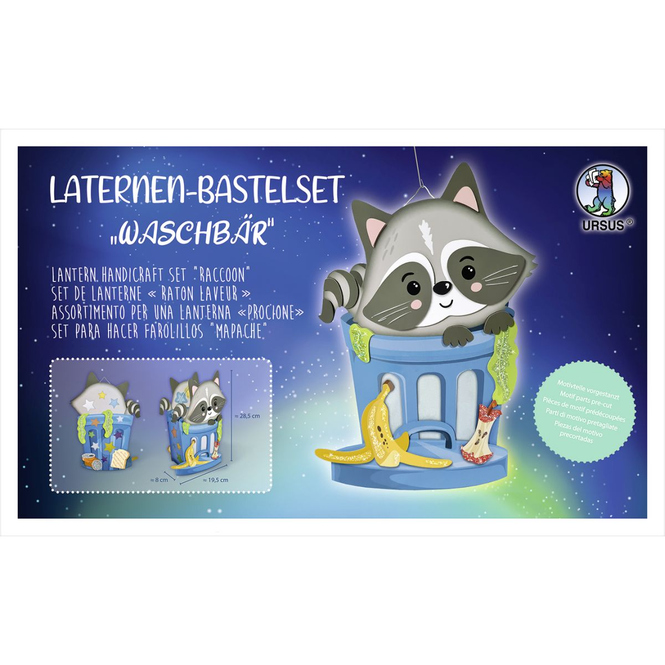 Laternen Bastelset - Waschbär