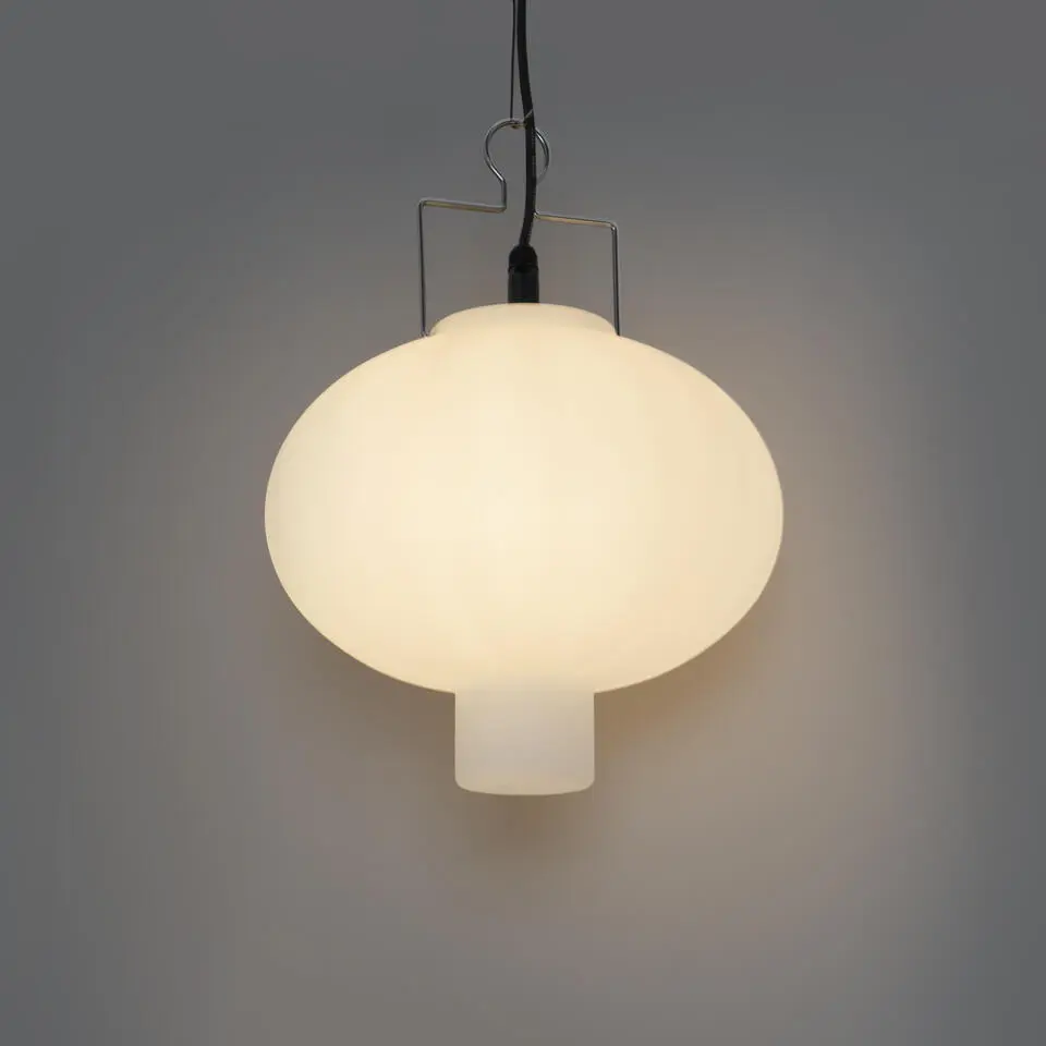 Qazqa hanglampen buiten pion wit e27
