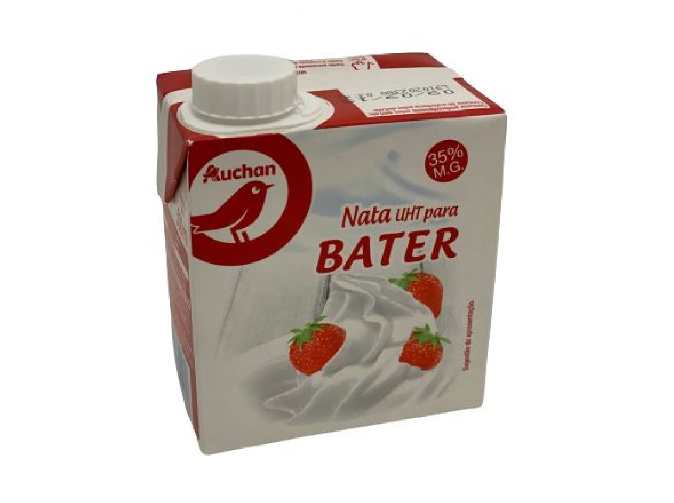 NATA AUCHAN UHT PARA BATER 500ML