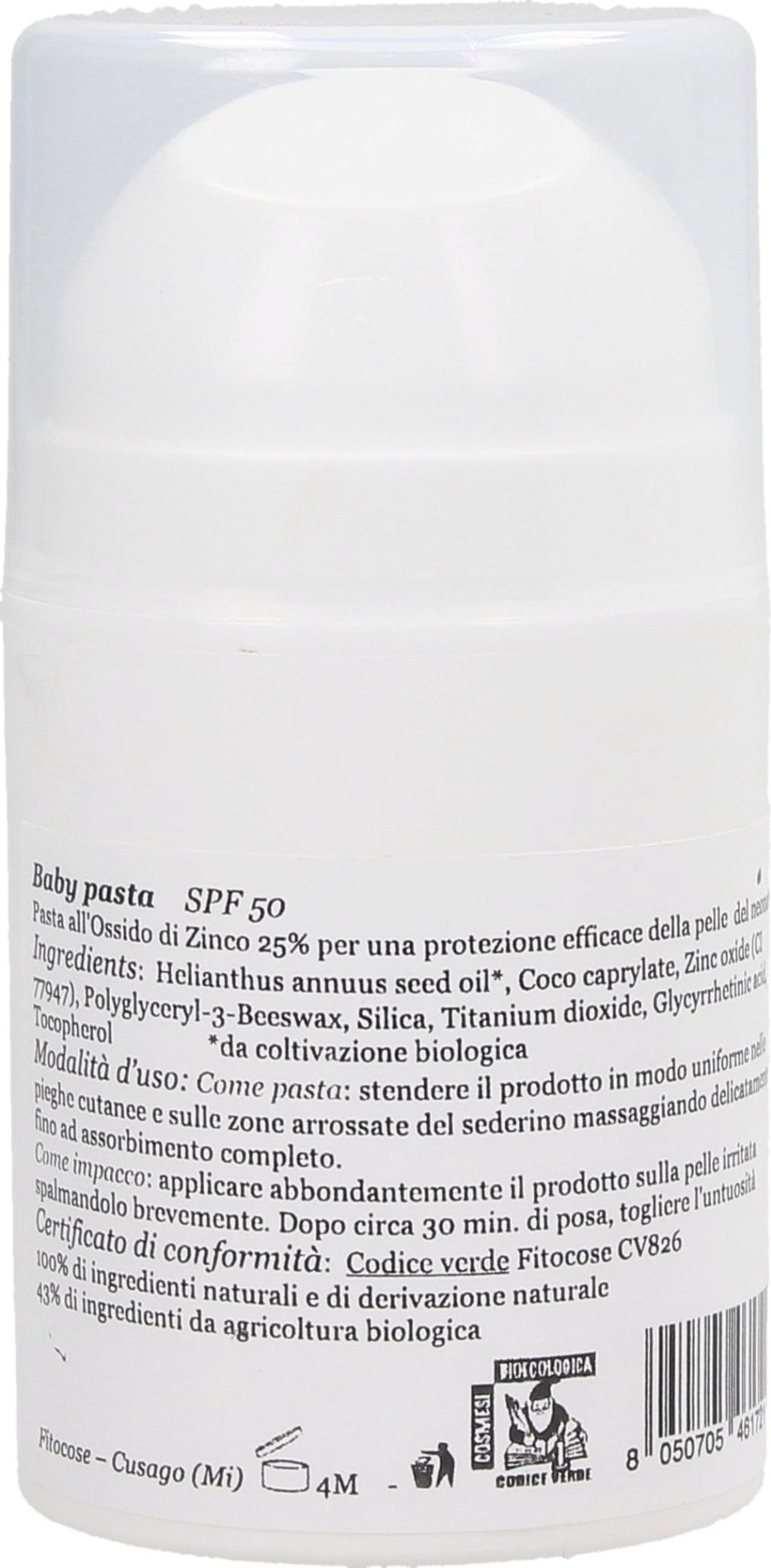 Fitocose  Baby Zinc Oxide Paste SPF 50, 50 ml
