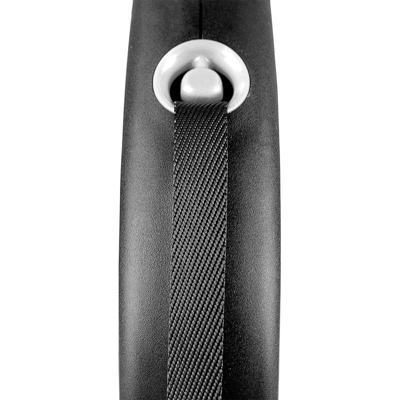 Laisse flexi Black Design noir, 5 m