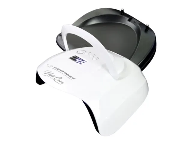 Esperanza UV LED Diamond nail lamp hybrid varnish white (EBN007)