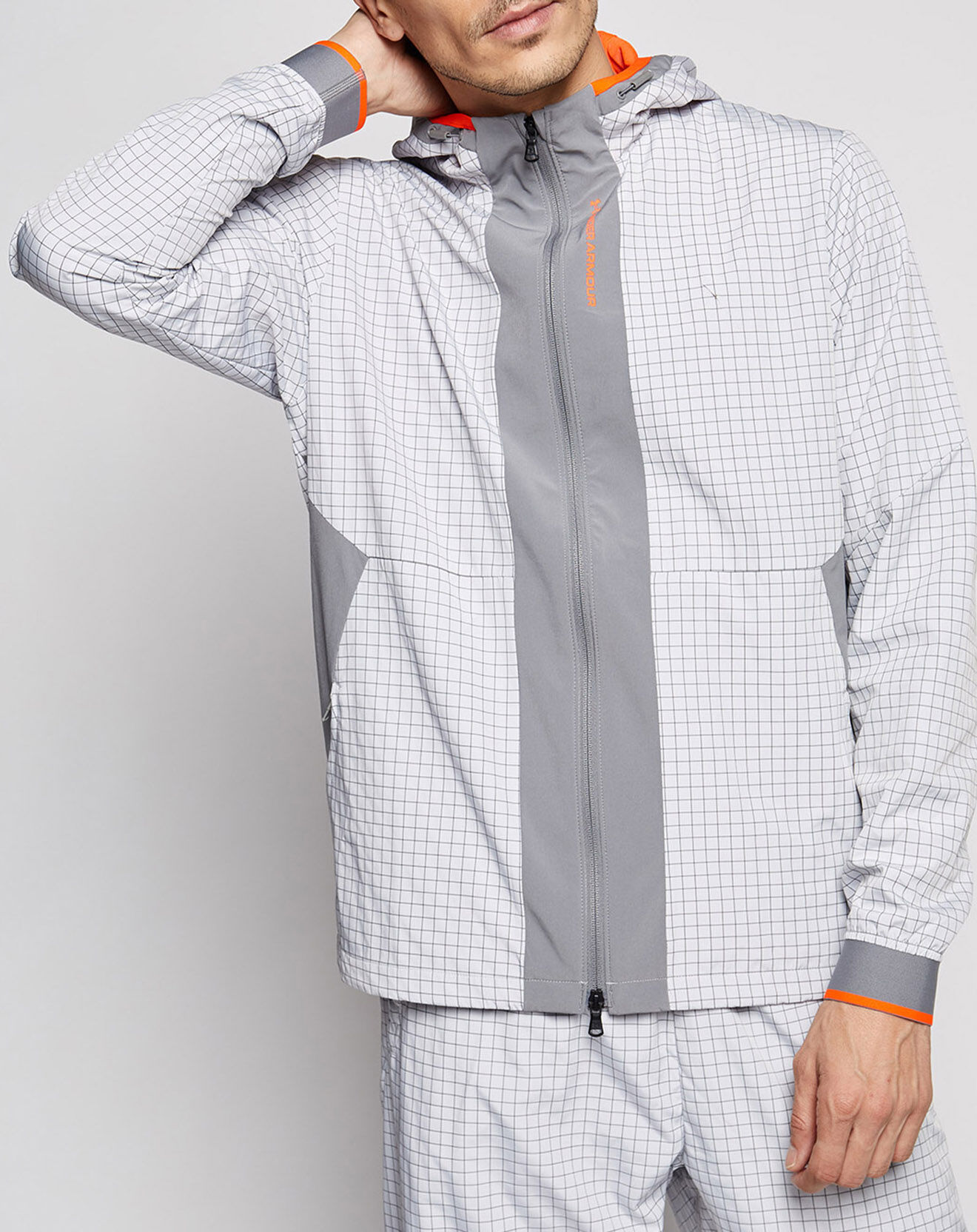 Under Armour Coupe-vent technique tissé UA Rush™ Legacy gris