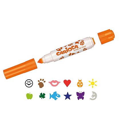 Carioca Tuschen Stempel - 12 st. - Bunt