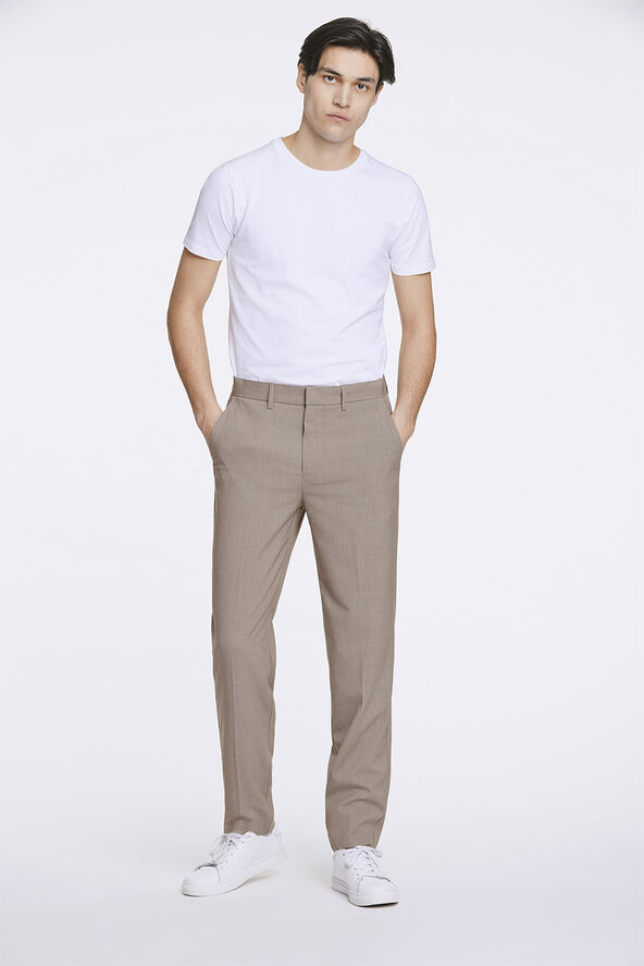 Lindbergh Relaxed fit formal pants Sand