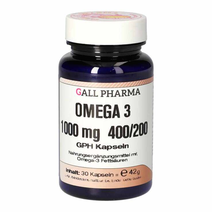 Omega 3 1000 mg 400 / 200 GPH Kapseln, 30 St