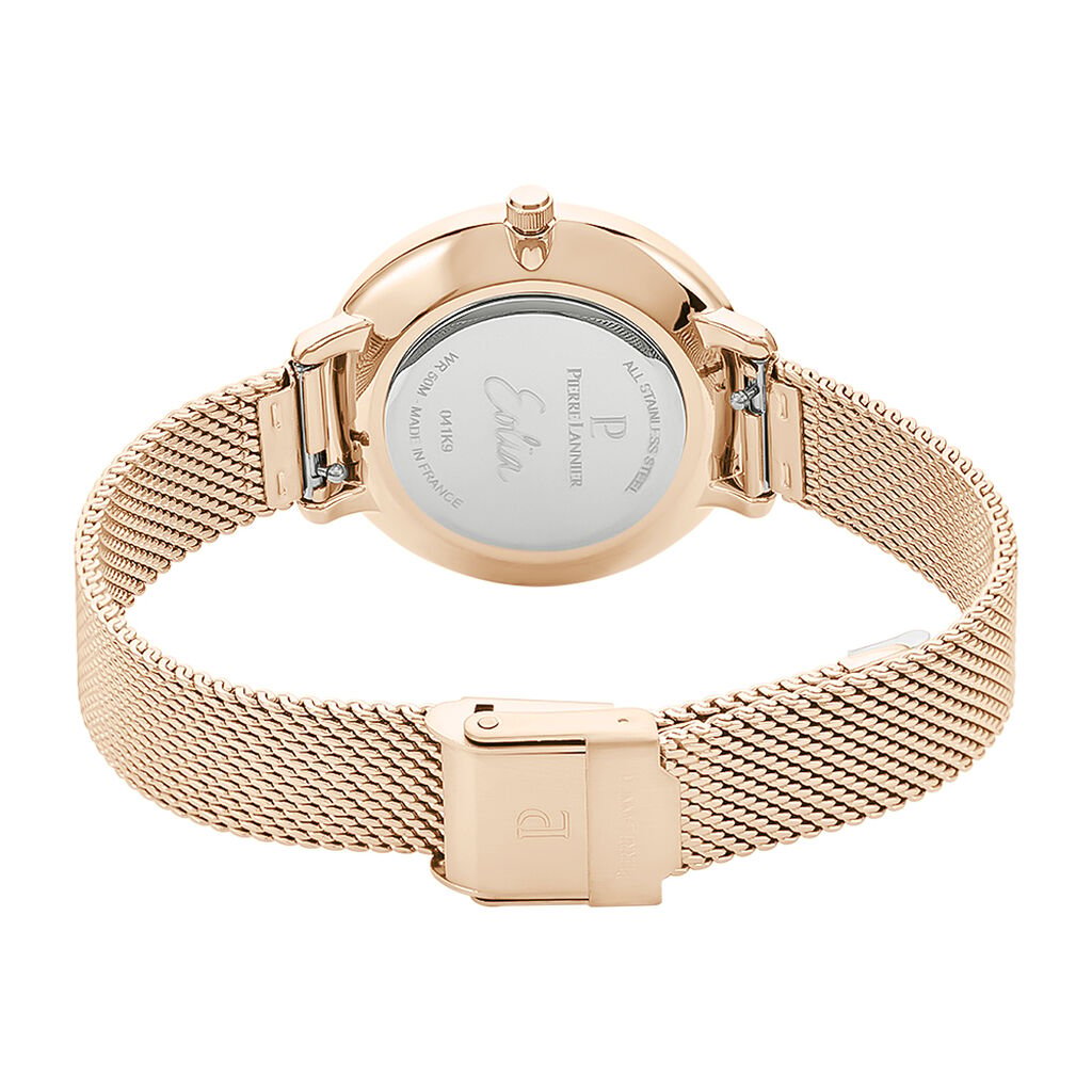 Montre Pierre Lannier Eolia Doré Rose