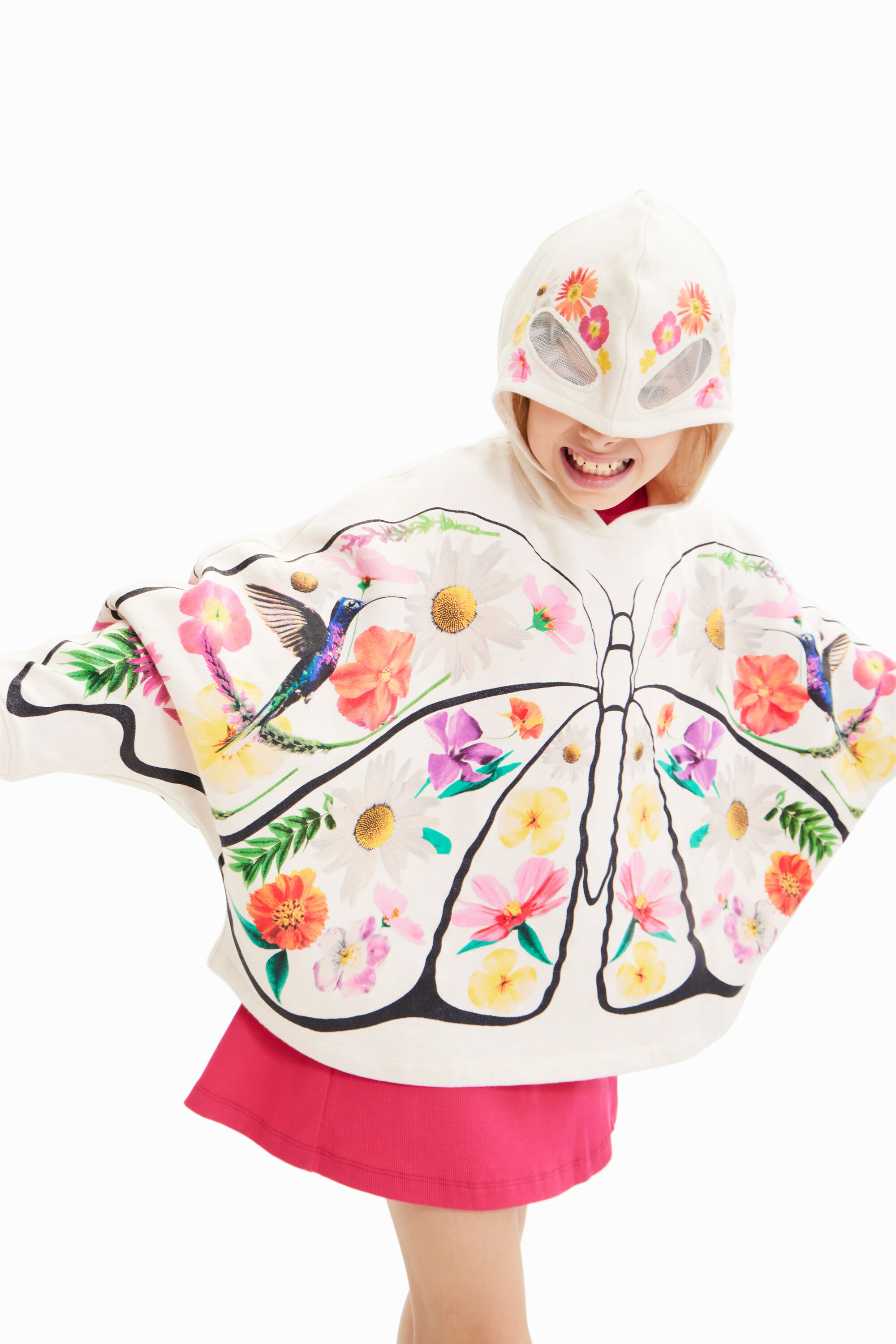 Sweat-shirt oversize papillon