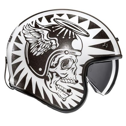 Casque Hjc V31 - FLAME - Noir / Blanc