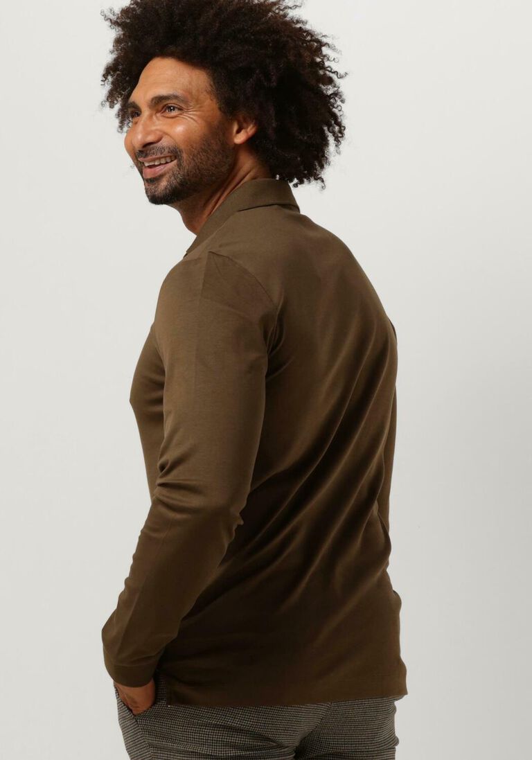 BOSS donkergroene boss polo pado 30