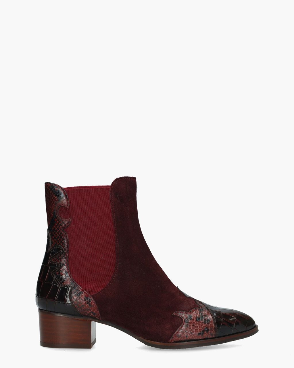 Pertini 30961 Bordeauxrood Dames Chelseaboots