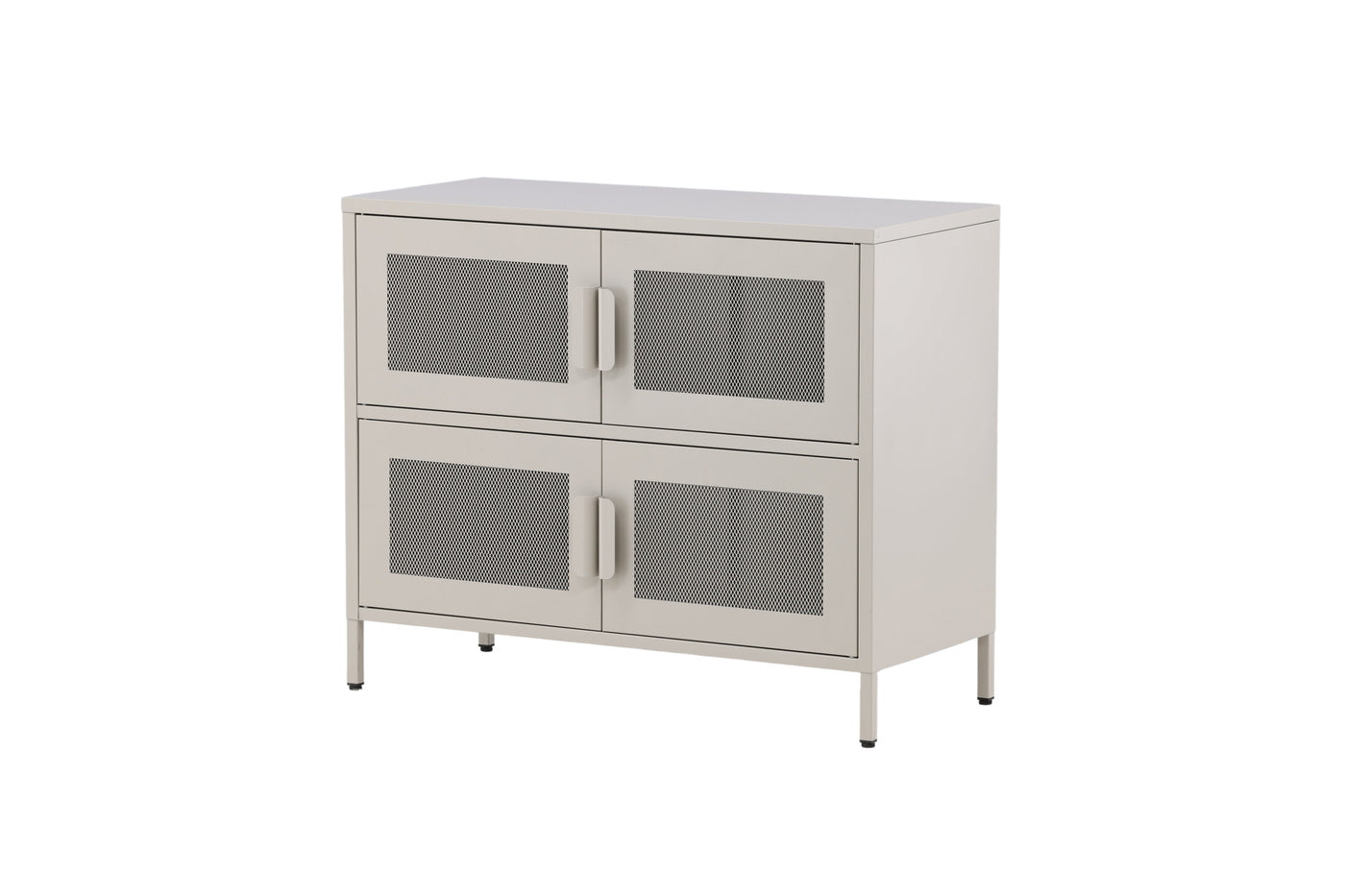 FjÃ´rd - Dressoir Beige 90cm - Metaal - Nett