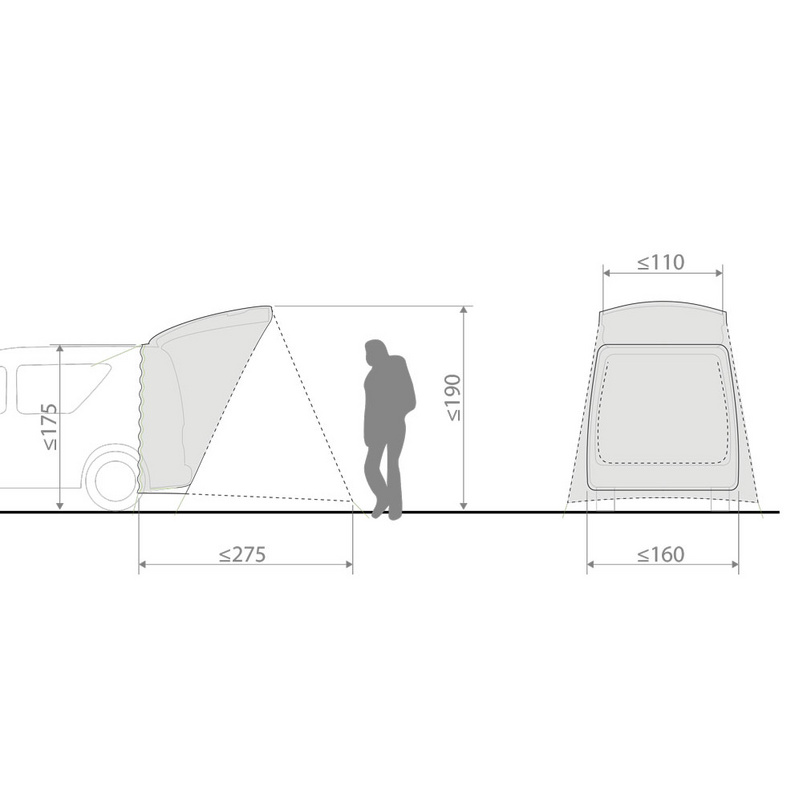 Vaude Drive Trunk Vorzelt