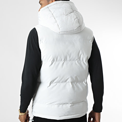 Doudoune Capuche Sans Manches M22782MOW Beige Clair