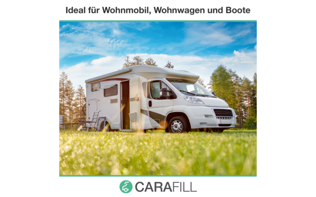 Carafill Compact Befüllfilter / Wasserfilter Koffer für Wohnmobil / Wohnwagen / Boot mit mechanischer Filterung / digitaler Wasseruhr