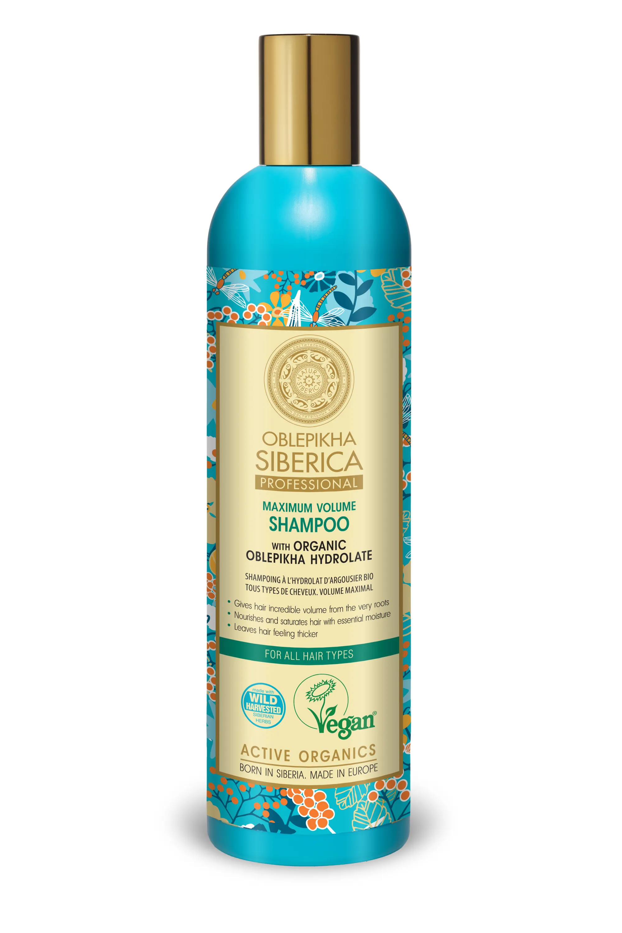 Natura Siberica Shampoing volumateur à L’Argousier-400 ml