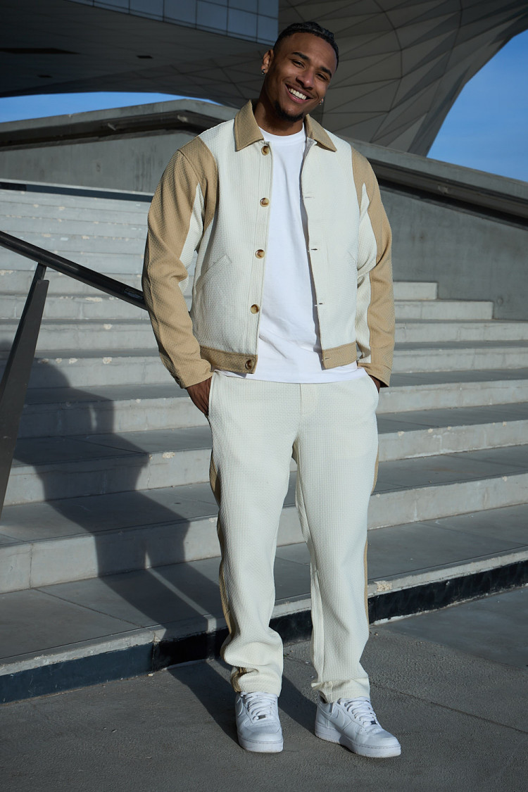 Ensemble 2 pièces veste + jogging beige