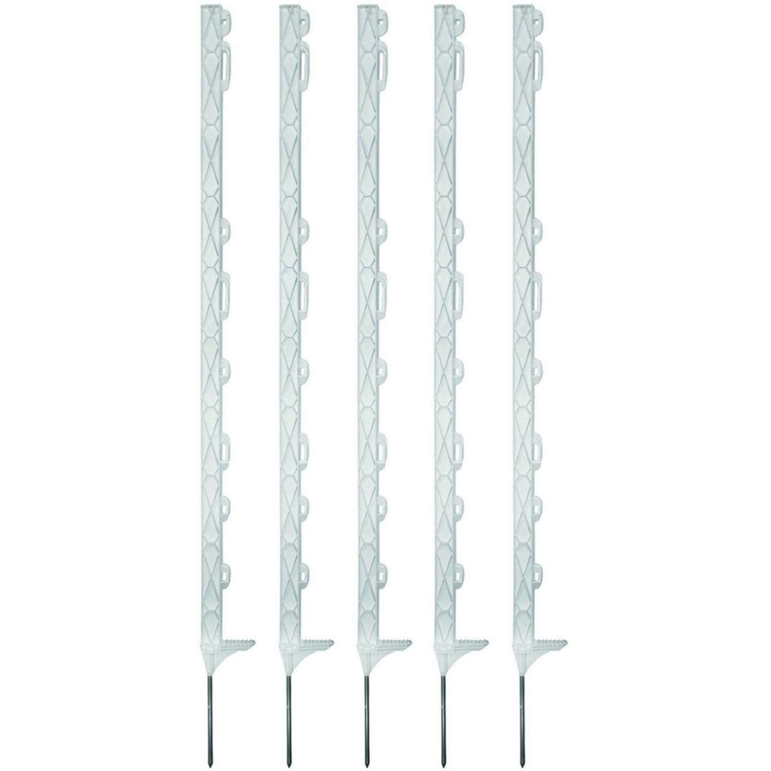 Ako Weidepaal Titan met Enkele Opstap 110cm 5 Stuks Wit