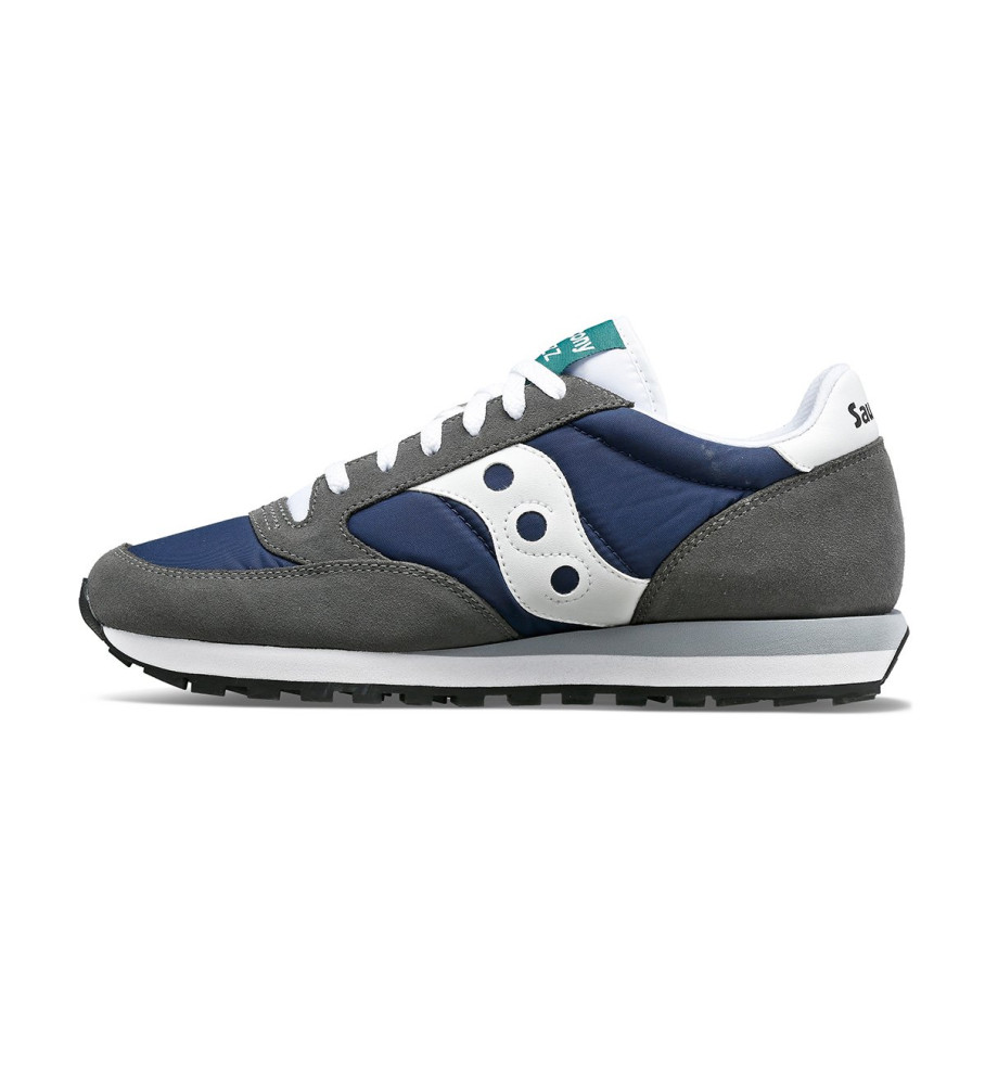 Tênis Saucony Jazz Original em couro, azul marinho