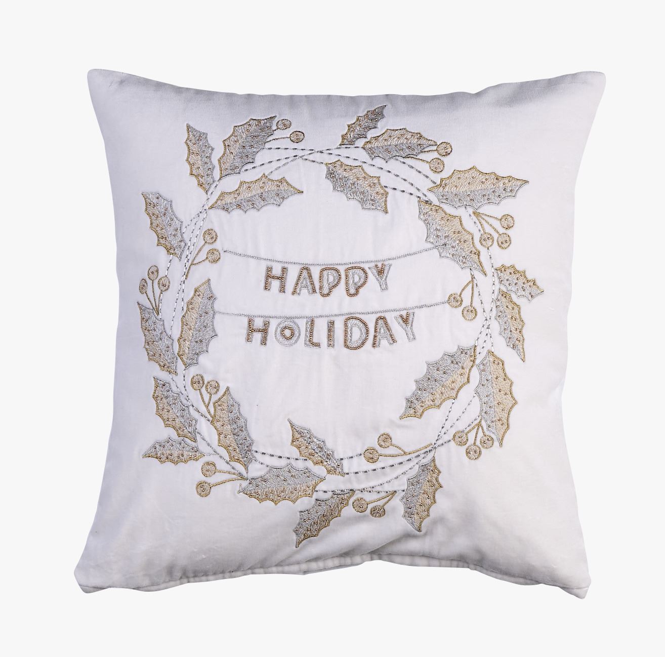 Pynteputetrekk beige - 50x50 cm