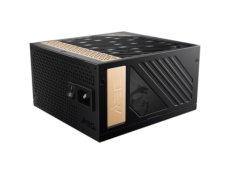 MSI Netzteil MEG AI1300P PCIE5 1300 W Vollmodulares Netzteil mit 1300 W Leistung