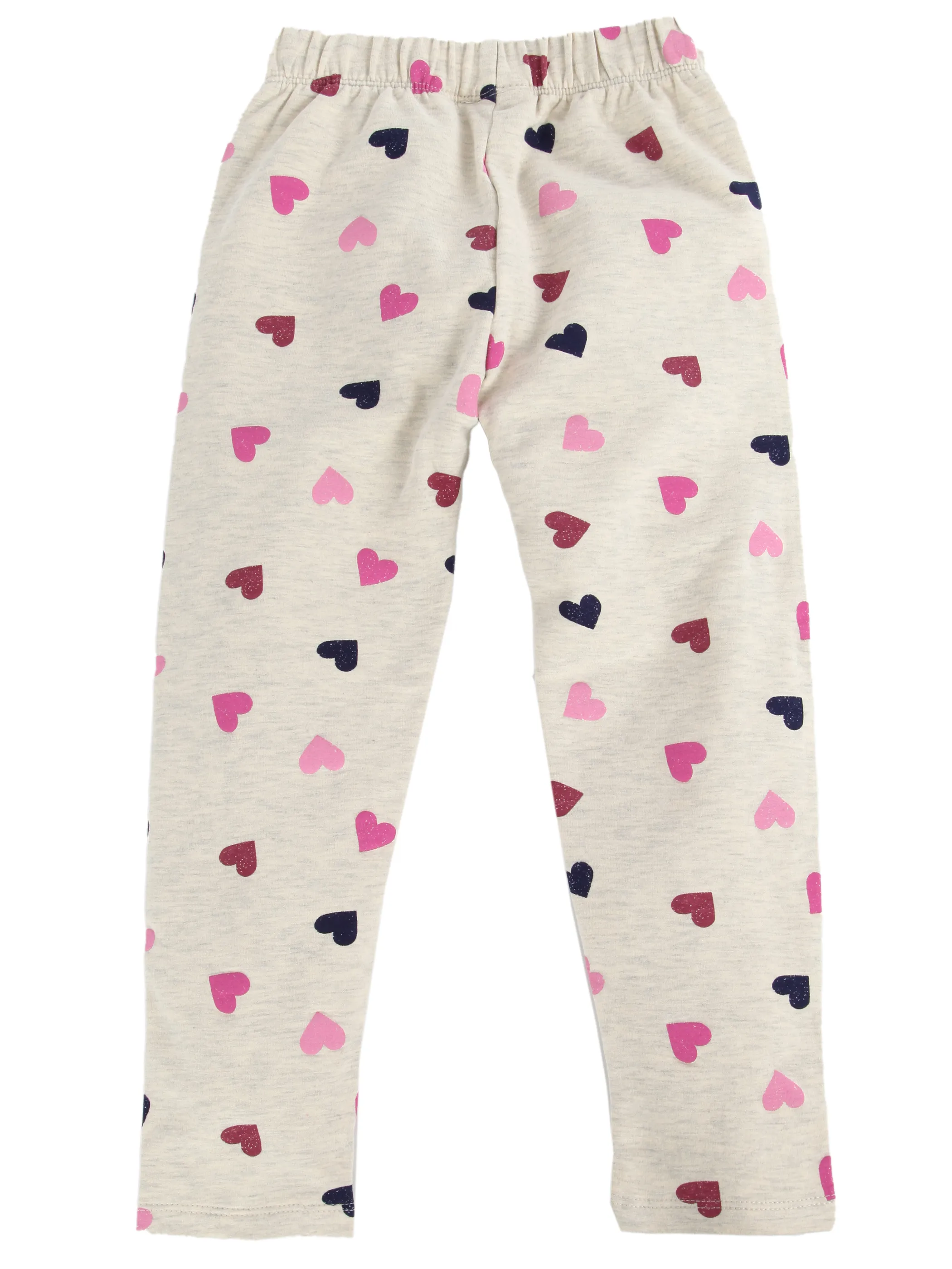 Mädchen Leggings mit Herzchenprint