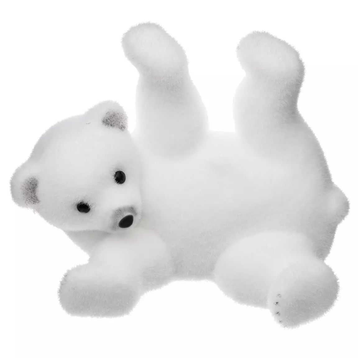 Ours polaire déco (H21 cm) Roulade joyeuse