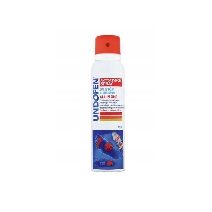 Undofen Antimykotisches Spray für Füße und Schuhe 150 ml