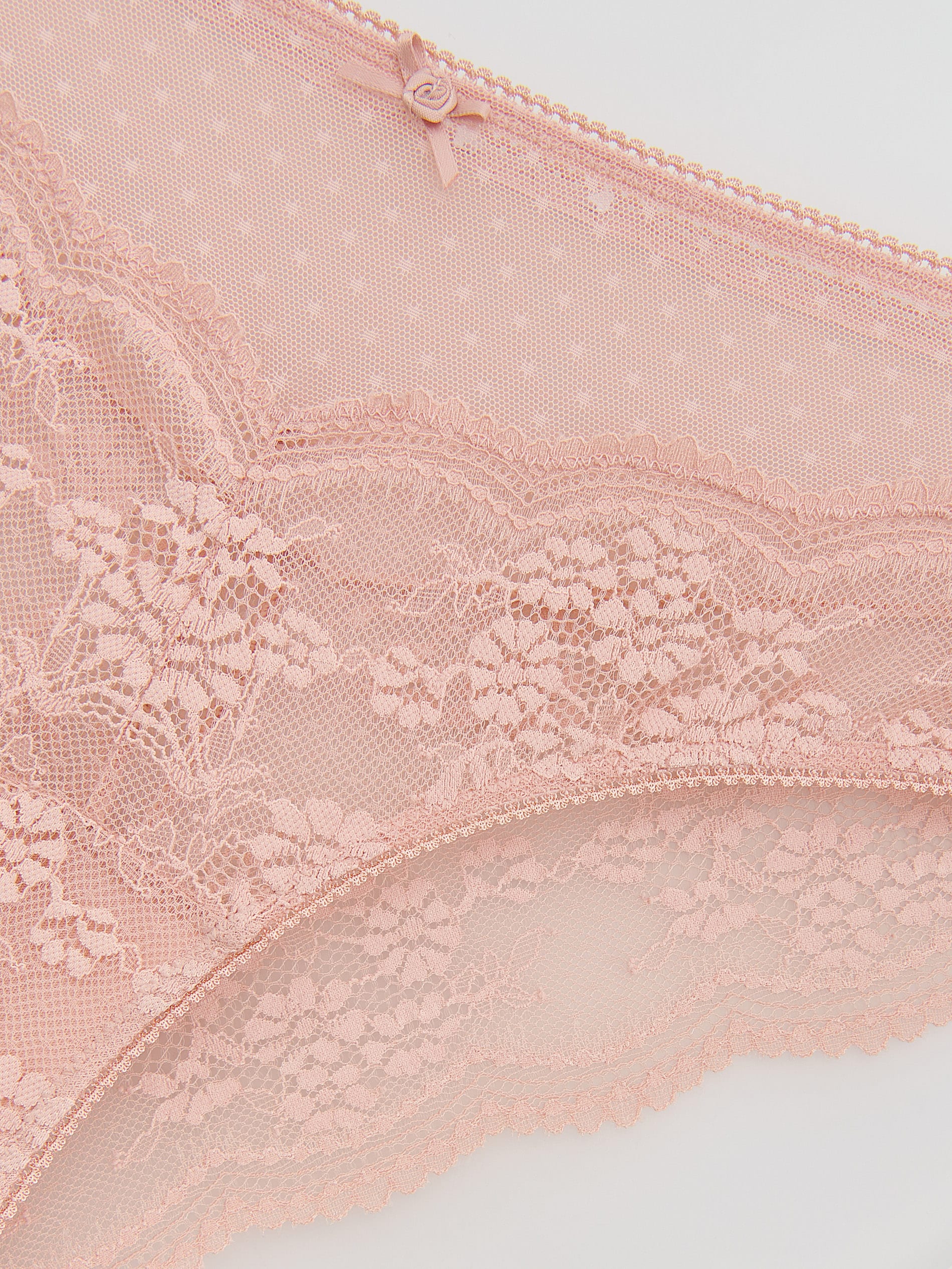 Hipsterpanty mit Spitze
