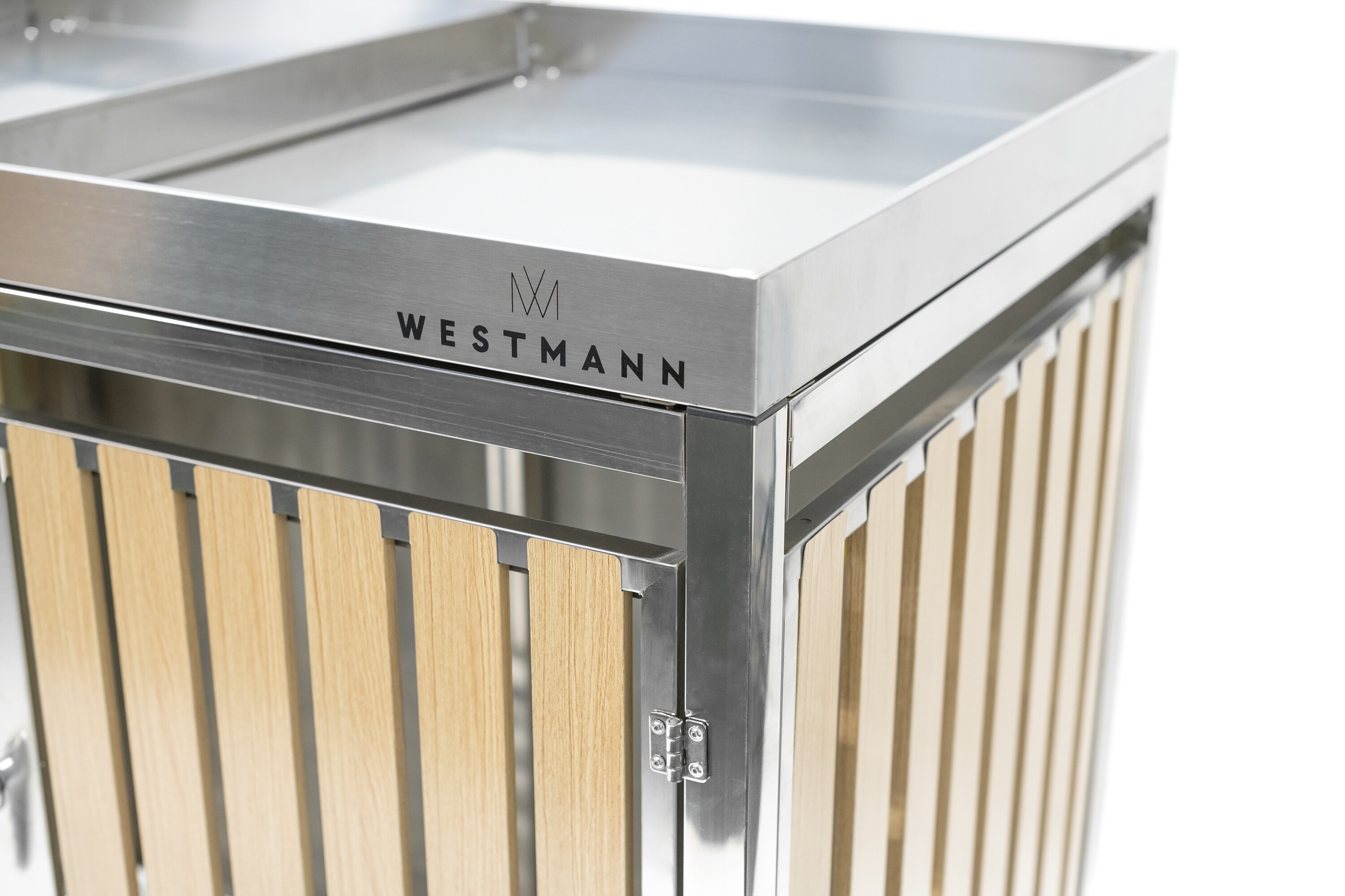Westmann Mülltonnenbox und Geräteboxinkl. Pflanzkastendach versch. Ausführungen