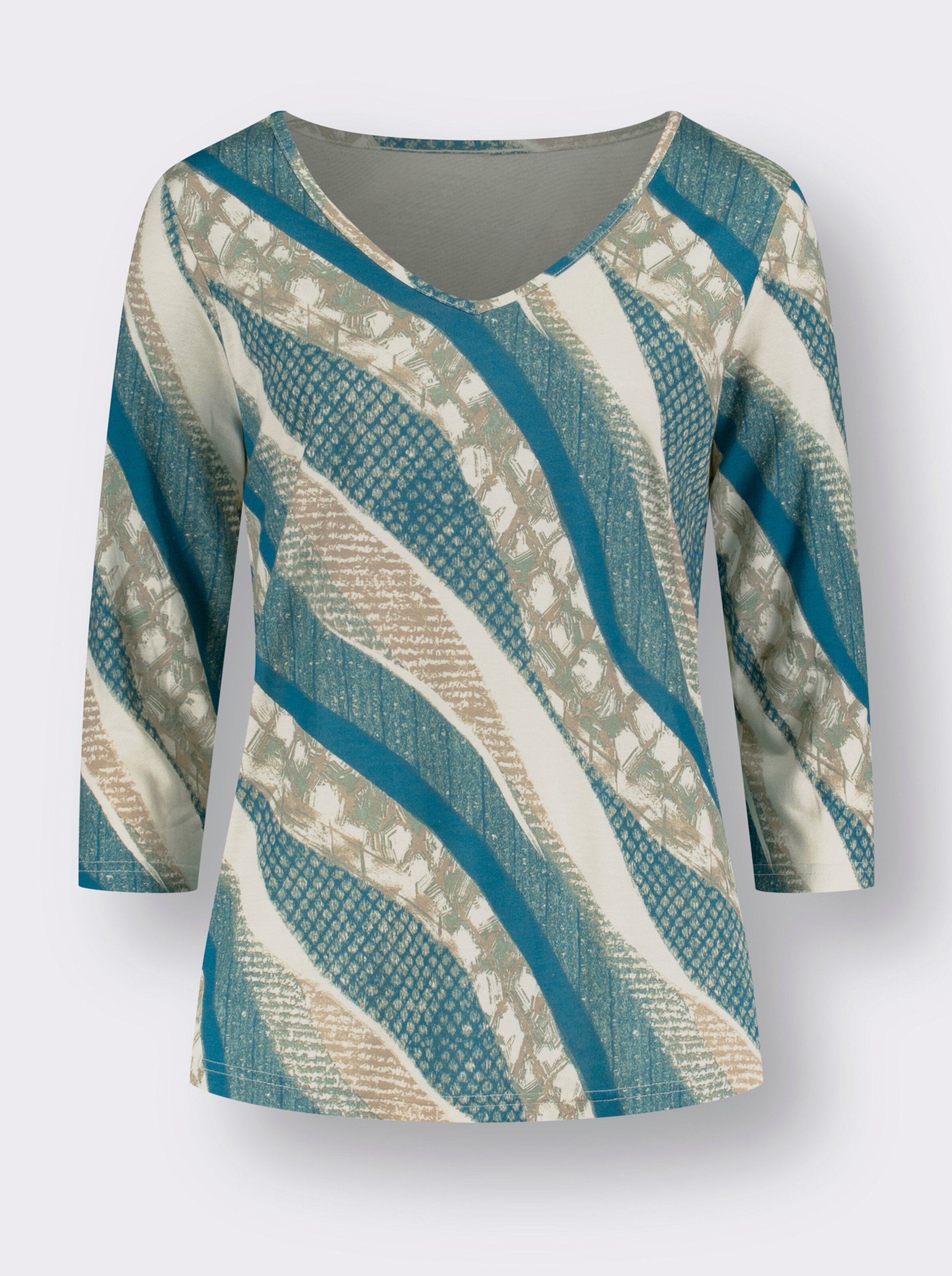 34-Arm-Shirt aus reiner Viskose