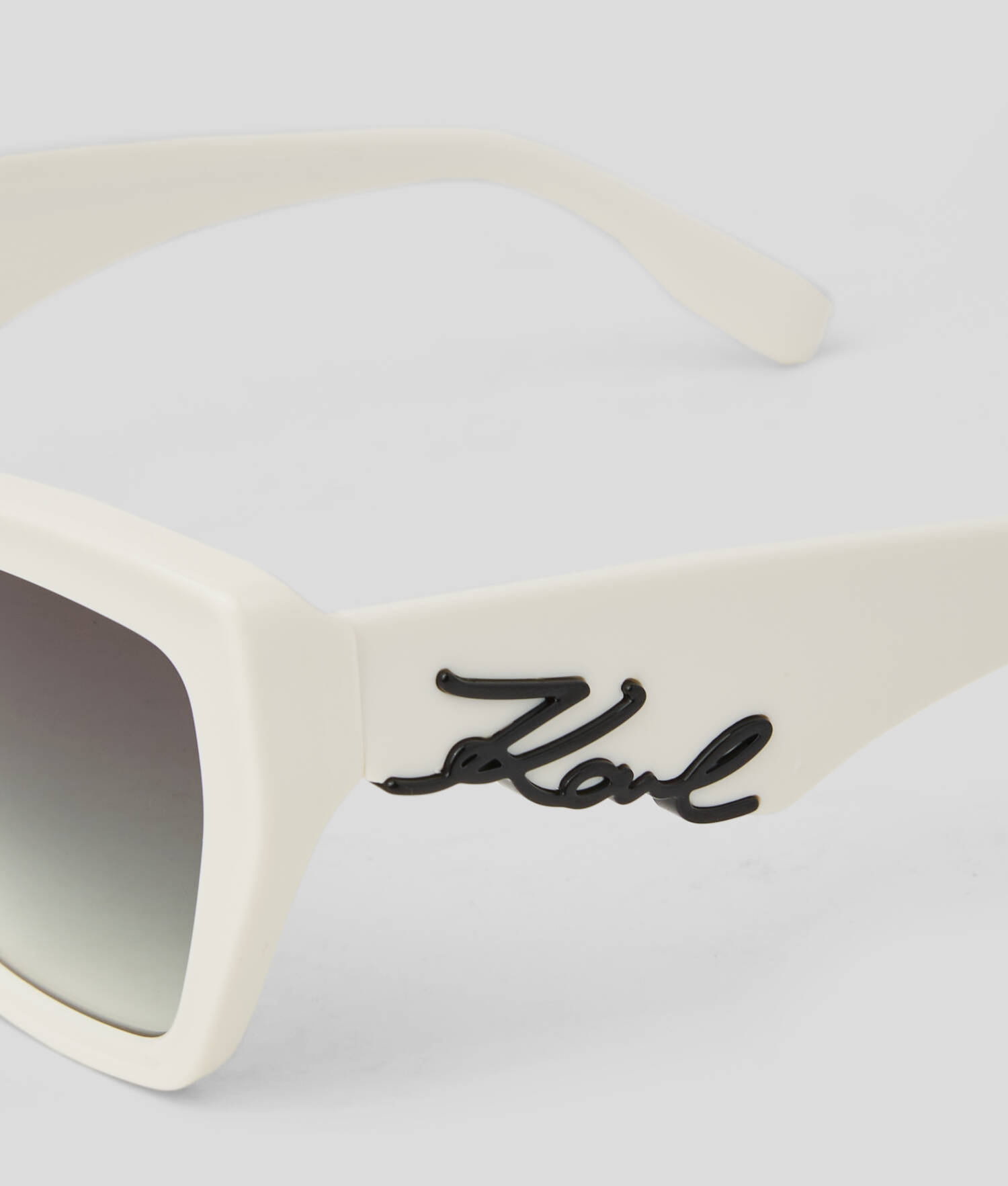 LUNETTES DE SOLEIL AVEC LOGO DÉCOUPÉ KARL SIGNATURE - Blanc