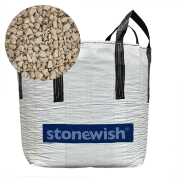 Stonewish Ardenner split geel 8-16 mm - Bigbag á 1000 kg