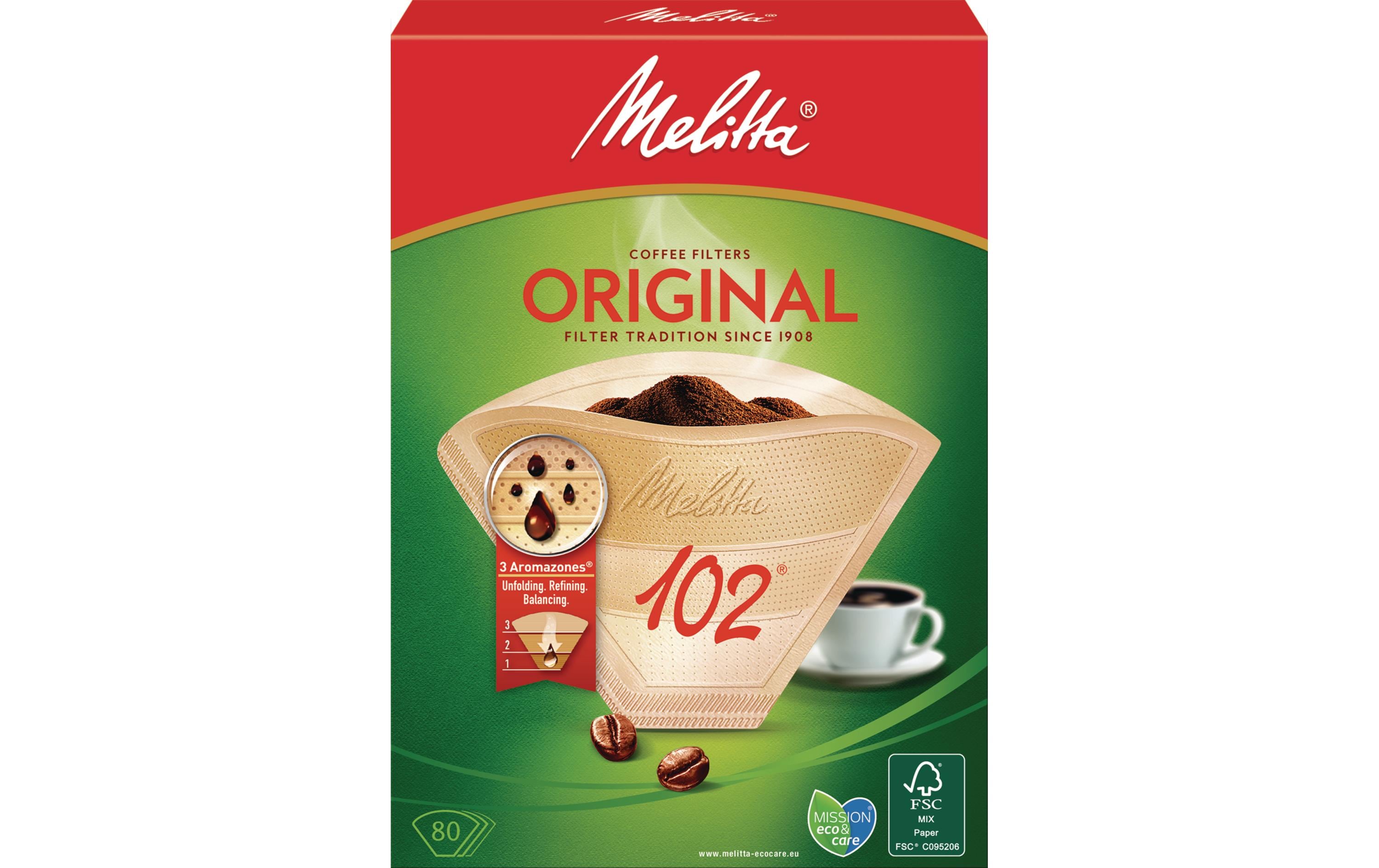 Filtertüte Original 102 / 80 Stück 102 80 StückPapierfilter für Filterkaffeemaschinen