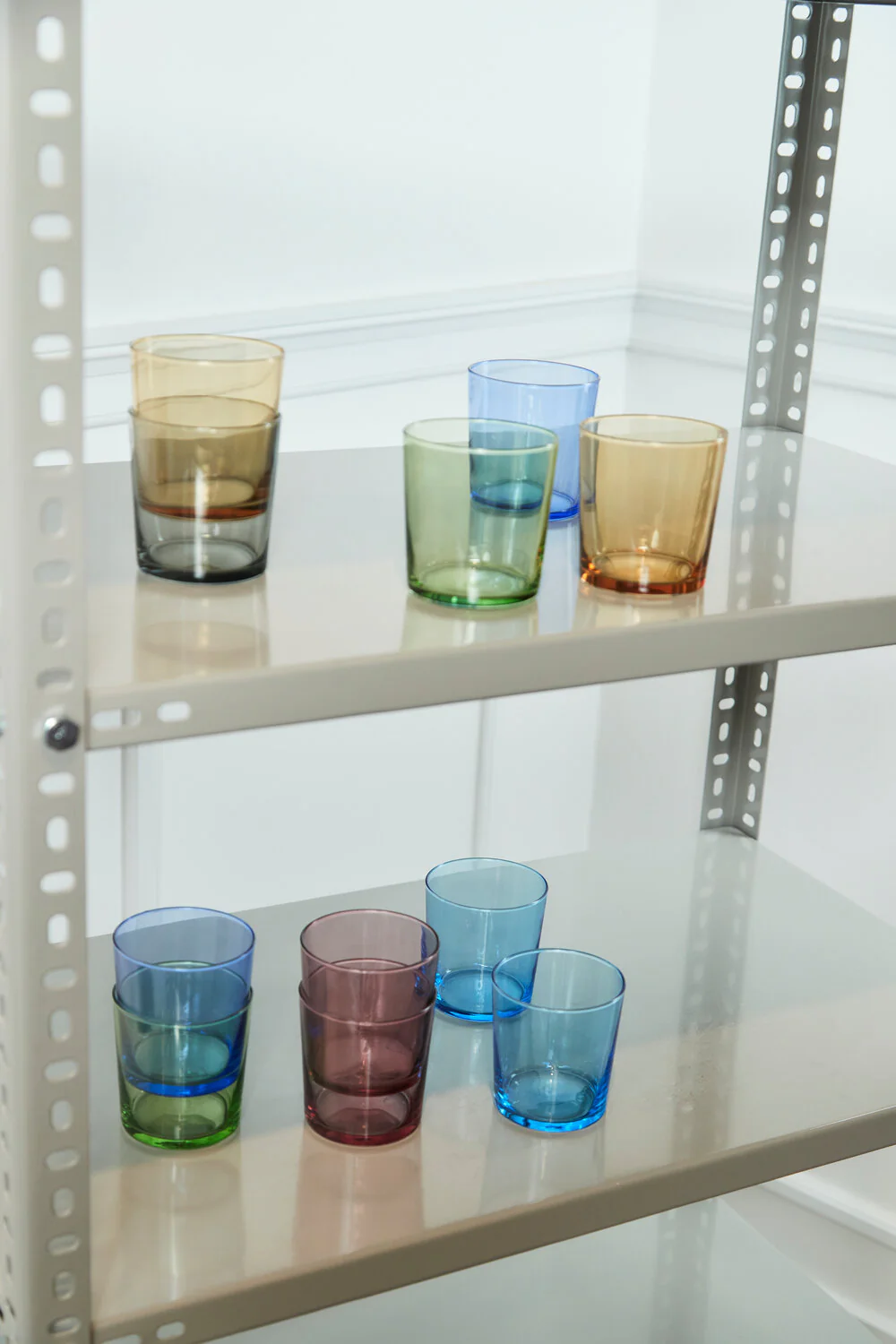 Aida  Farvet drikkeglas, 6 stk - 34,5 cl.